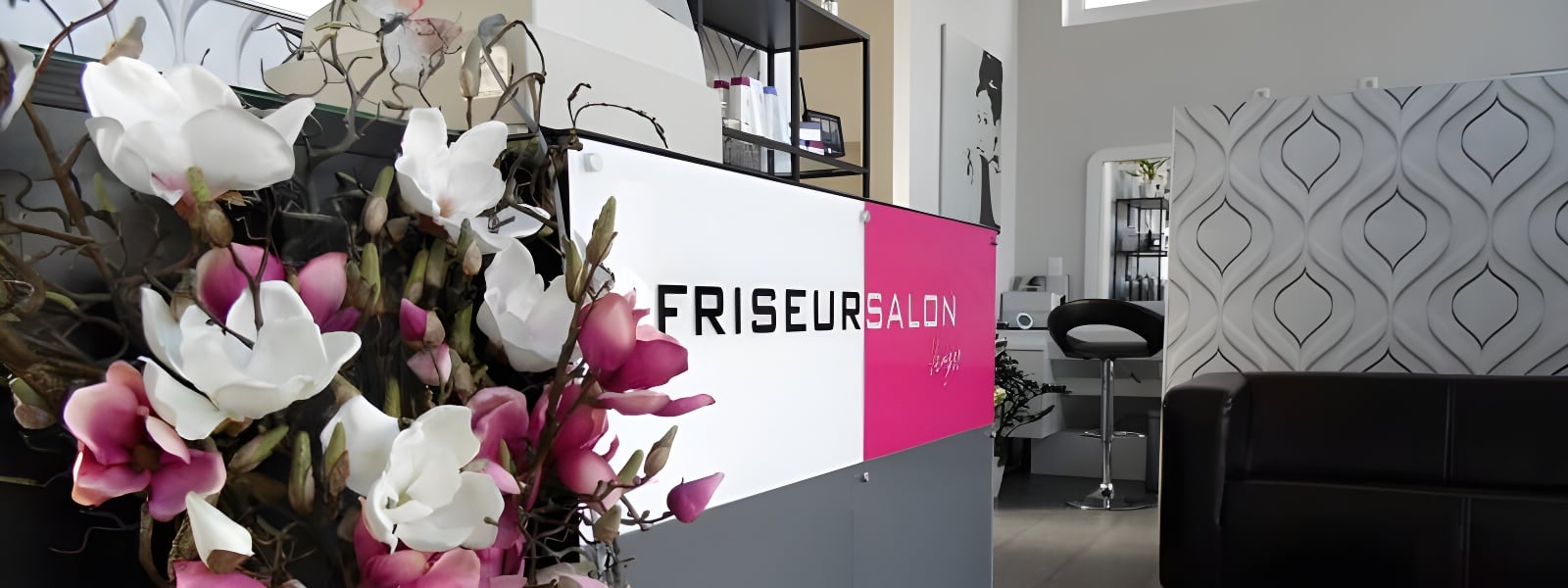 Blick in den Friseursalon Vergos